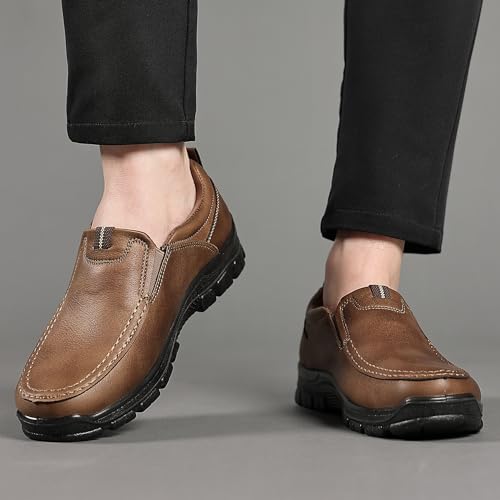 Image of COSIDRAM Men's Slip-On Loafers Casual Lightweight Walking Shoes Daily Wear