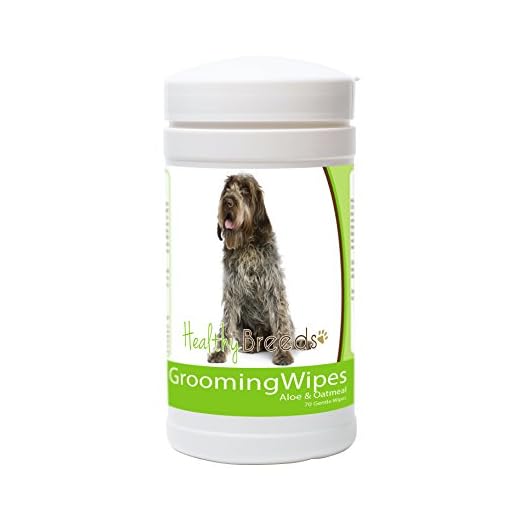 Healthy Breeds Wirehaired Pointing Griffon Grooming Wipes 70 Count