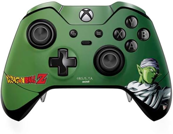 Skinit Decal Gaming Skin Compatible with Xbox One Elite Controller - Officially Licensed Dragon Ball Z Goku Iconic Kanji Symbol Design