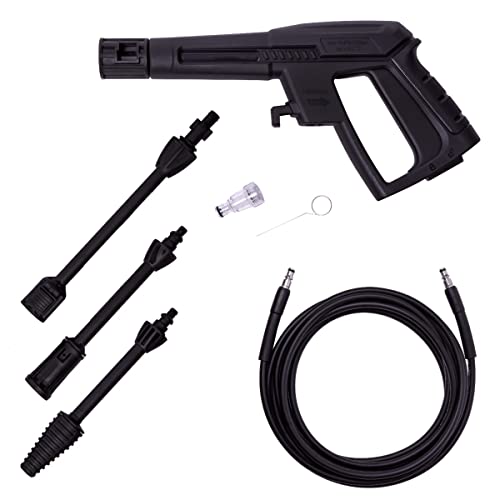 VONROC Hogedrukreiniger V14C-1-1400W – 110 bar – 390 l/h – Compact - Incl. 5m slang, spuitstukken en accessoires - Afbeelding 6