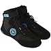 FISTRAGE Wrestling Shoes Fighting Sports Master Training Mesh and Rubber Sole Unisex Pro Men's and Youth Genuine Boot Light Weight | Combat Footwear for Adults (Blue-Black, 9)