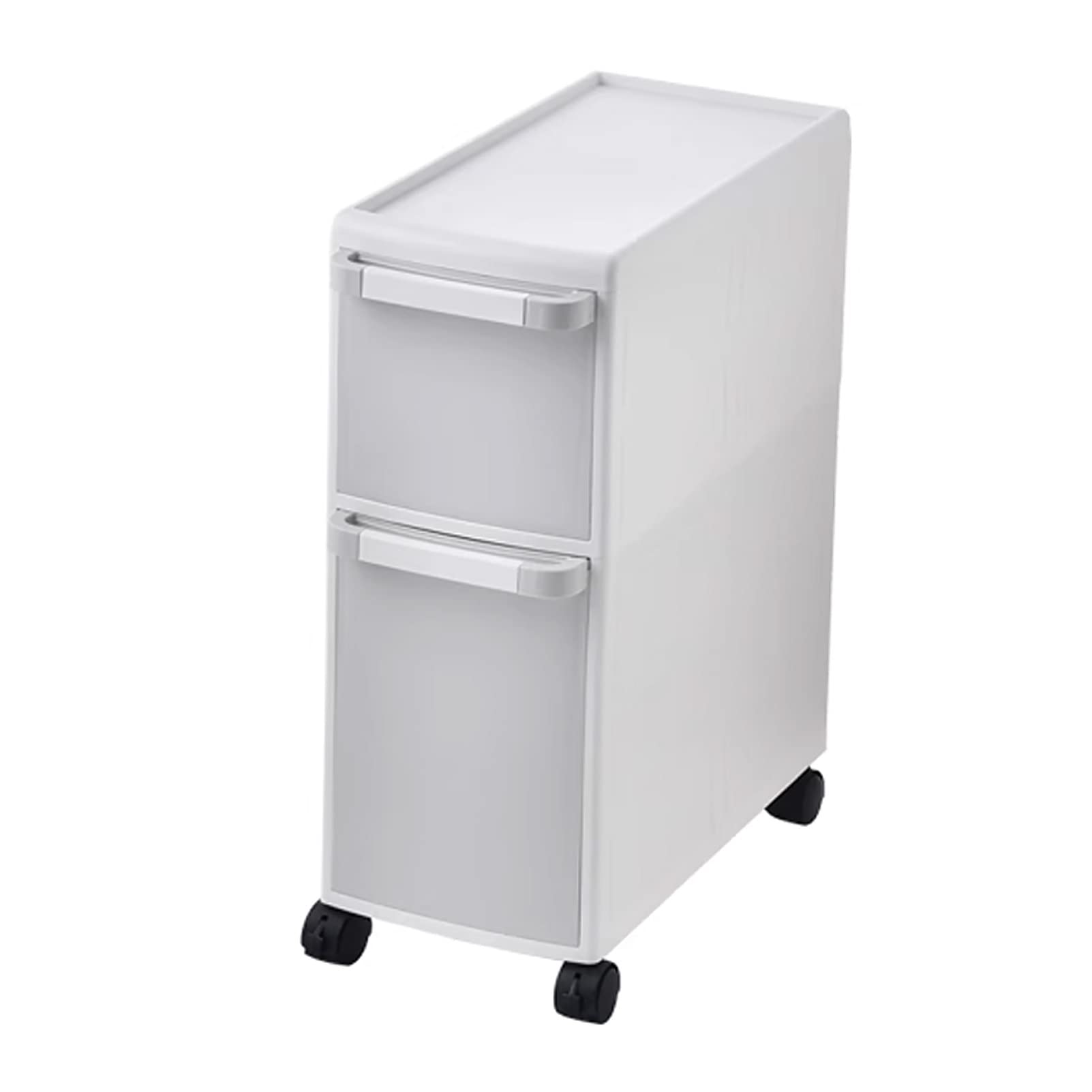 Armadietto da Pavimento ad Angolo Piccolo per Il Bagno, Organizer per lavabo da Bagno Stretto con cassetti e rotelle, armadietto portaoggetti per Carta igienica