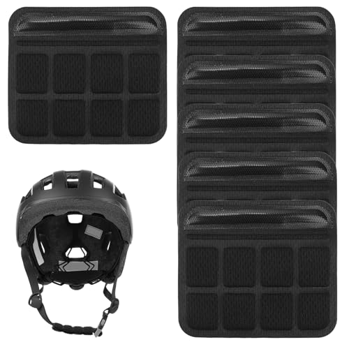 Helmpolster, Set 6 Stück Rechteckige Innenpolster FüR Helm Mit Kinnschutz Für Besseren Komfort Und Passform Ideal Für Motorrad Fahrrad Sporthelm Schutz Polsterung Für Sichere Fahrt