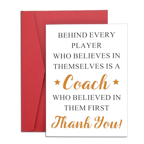 Thank You Cards for Baseball Coach Gifts for Men Women ...