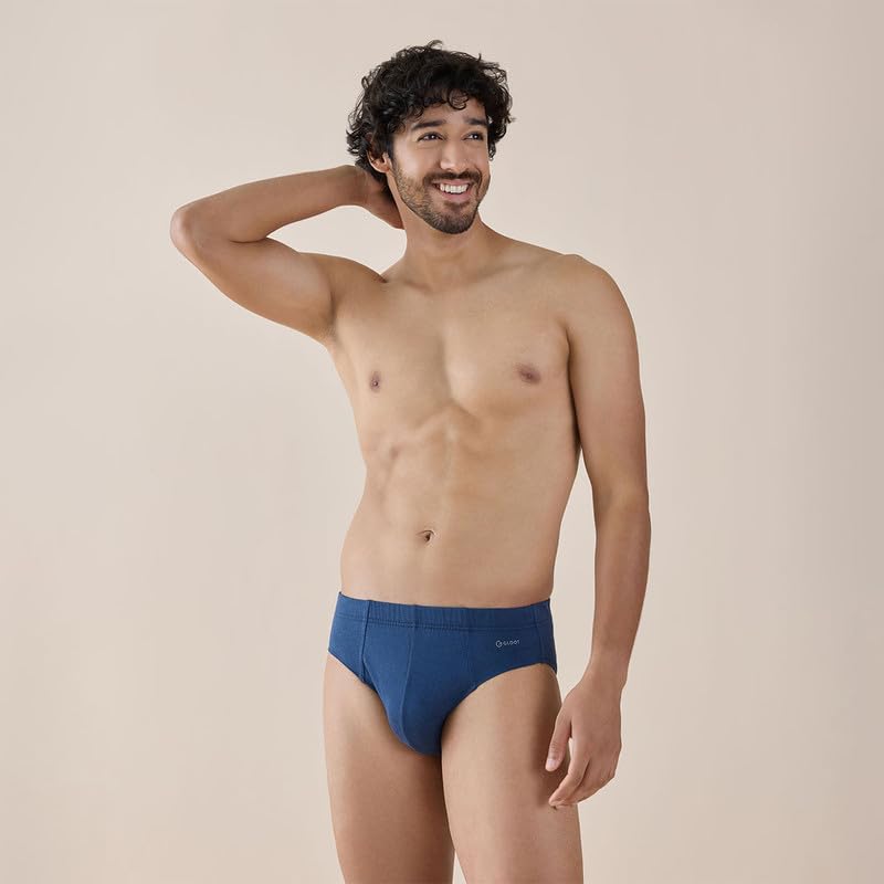 Image of GLOOT Men's Cotton Solid Briefs