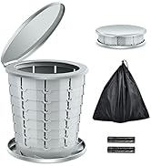 UTEBIT Campingtoilette, Tragbare Toilette Unterstützt über 150kg Trockentrenntoilette, Klapptoile...