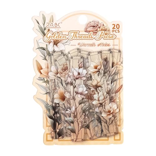 Eventerde Pegatinas vintage, 20 unidades, de dulces, pegatinas para tarjetas de felicitación, para estudiantes, profesores, niños, diseñadores, coleccionistas, amantes de las manualidades