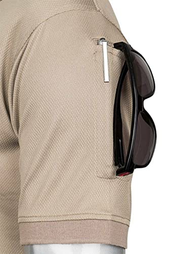 LAPG Men's Recon Jersey Short Sleeve Polo Shirt, Anti-Wrinkle, Moisture-Wicking Polo Shirt for Men, Comfortable Tactical Polo4