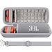 Baval Hard Portable Case Compatible With JBL Flip 7 Portable Wireless Bluetooth Waterproof Speaker(White Case)
