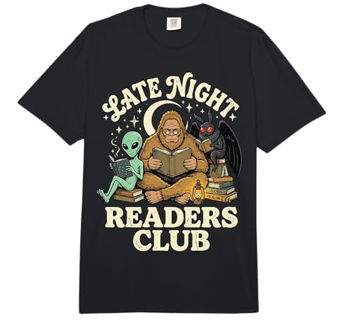 Late Night Readers Club Comfort Colors Adult Heavyweight T-Shirt