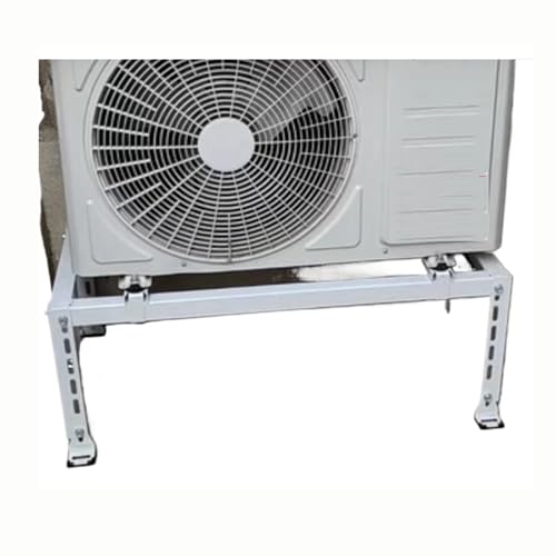 Soporte de Suelo para Aire Acondicionado de Ventana, minisplit, para Sistema de Bomba de Calor de Condensador sin ductos, tamaño Ajustable (Blanco, 90 x 30