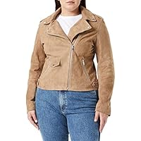 Naf Naf Chaqueta de Piel, Duna, 36 para Mujer