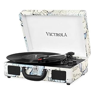 Victrola Platine Vinyle Valise Vintage portable Bluetooth - Les Beatles, Paul McCartney, John Lennon, RIngo Starr, George Harrison