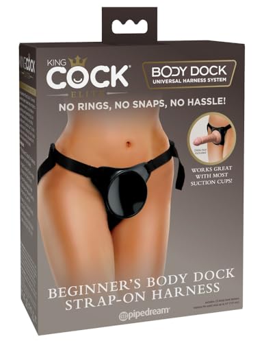 King Cock KCE débutant BD Strap-on Har Noir Taille Unique