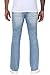 MZNBURAM Men's Stretch Regular Fit Bootcut Flared Jeans Cotton Fashion Comfort Flex Waist Denim Pants (30, A#Light Indigo Ripped)