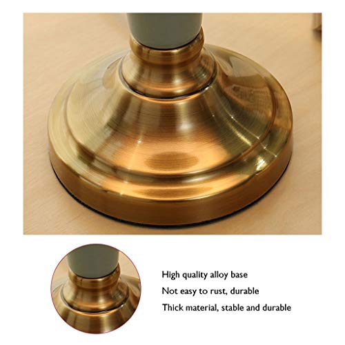 Lampe de table en céramique verte pour lire sans reflets - 5