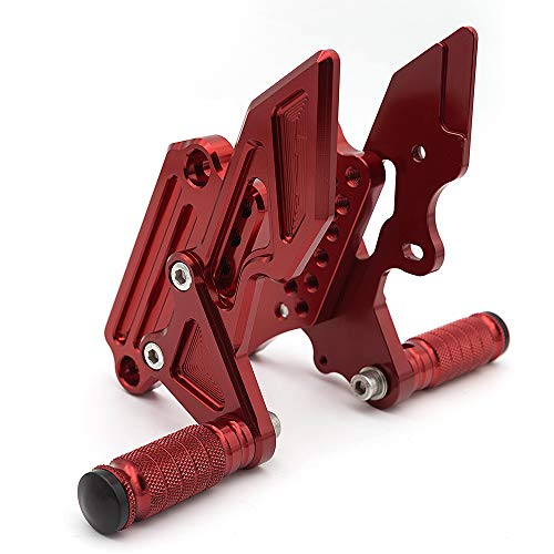 Commandes reculées GSX-250R repose-pieds arrière réglable contre la fatigue en moto