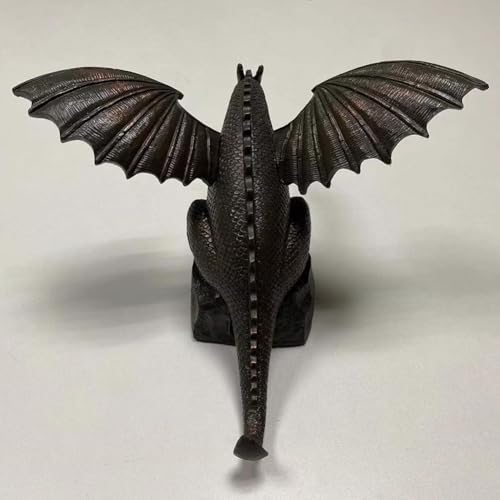 Tarkovcitizen Outdoor Dragon Water Fountain - Spitting Dragon Garden Statue for Koi Ponds, Patios & Water Features (Weatherproof Design)