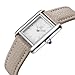 Imagen de SHENGKE Relojes Cuadrados Vintage Minimalistas para Mujer con Correa de Piel
