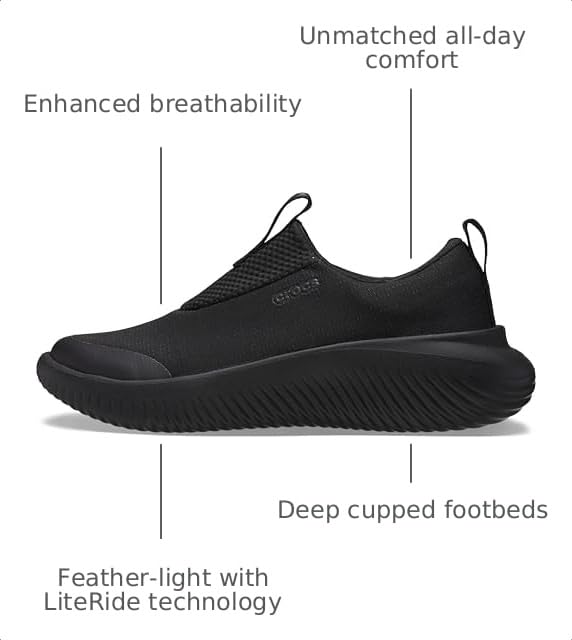 Image of Crocs Unisex Adult Mellow Ease Recovery Slip On Shoes