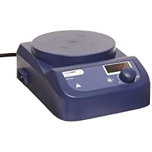 SCILOGEX SCI-PA LED Digital Magnetic Stirrer Variable Speed 1001500rpm 3L Lab Stir Plate Compact and Durable Design
