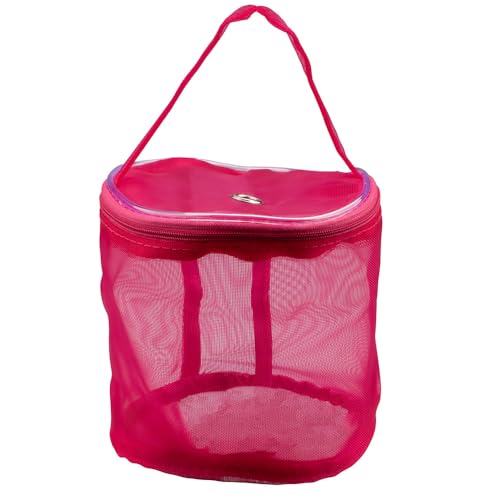 Craft County Collapsible Mesh Yarn Holder, Small, Red