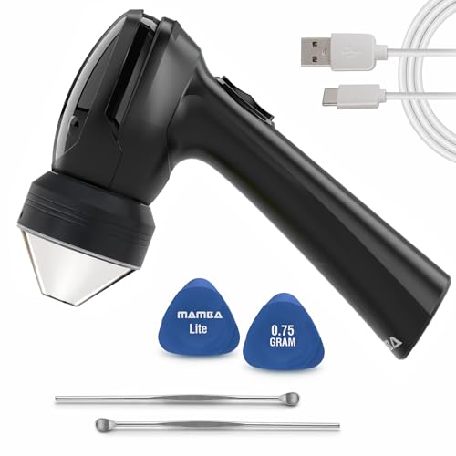 Mamba Lite 0.75g Black All-Plastic Head USB Electric Herb Grinder. Small Portable Herbal Machine & Spice Mill for the Kitchen