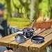 YueShengYCHUANG 3Pcs Camping Cooking Set, Camping Cookware Mess Kit, Aluminum Alloy Frying Pan Teapot Kettle for Outdoor BBQ Picnic Trekking, Black