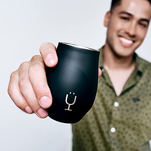 Brümate Nos'r, Double-Wall Stainless Steel Whiskey Nosing Glass - 7 Oz (Walnut) #TOP6