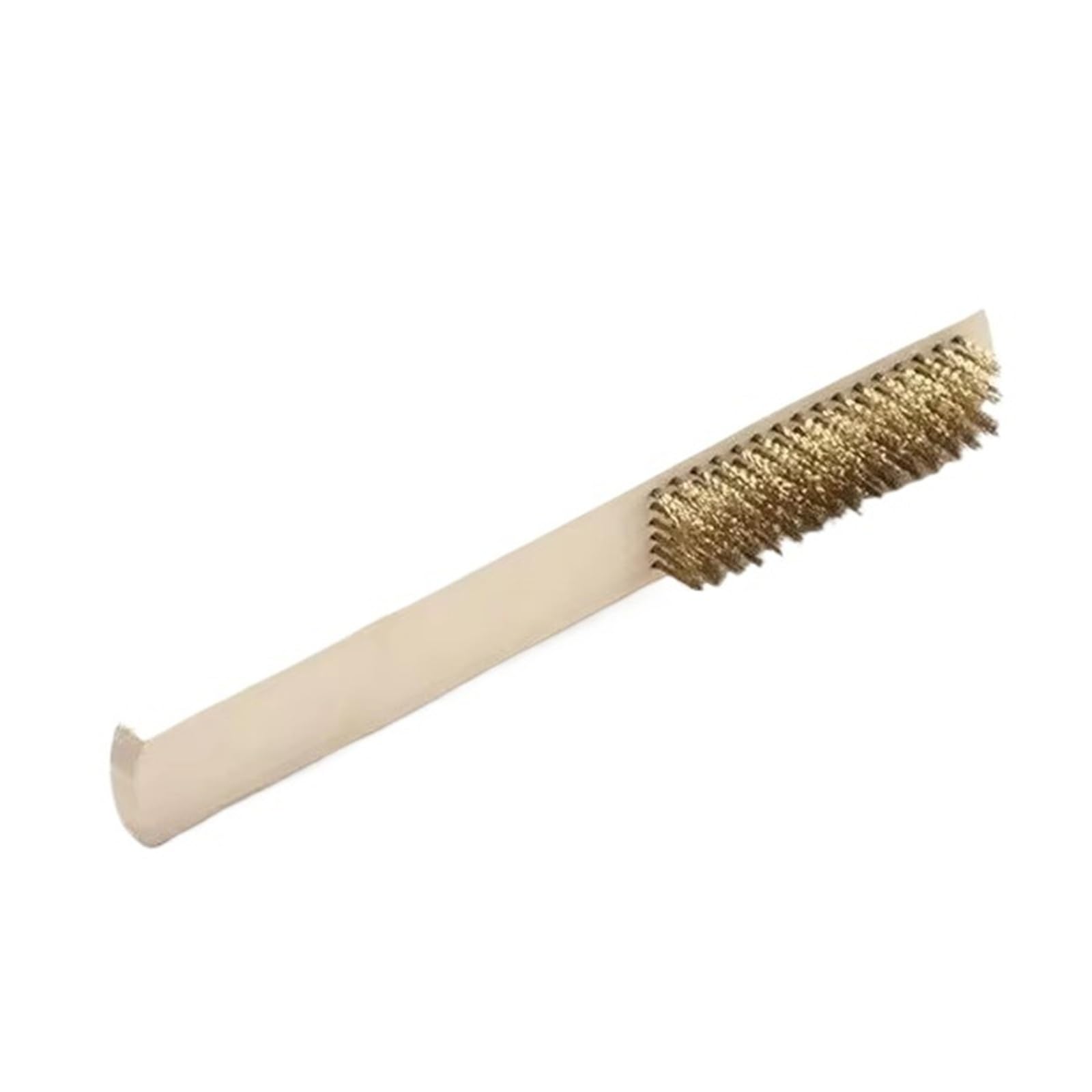 1/2PCS Wooden Handle Brass Wire Brush - Jewelry Polishing, Grinding & Cleaning Tool Washing Up Brushes for Kitchen(1 Copper plated wire)