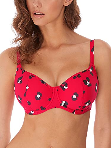 Freya Wildcat Sweetheart Bikini Top - Rojo - 70 D (Talla del fabricante: 32D)