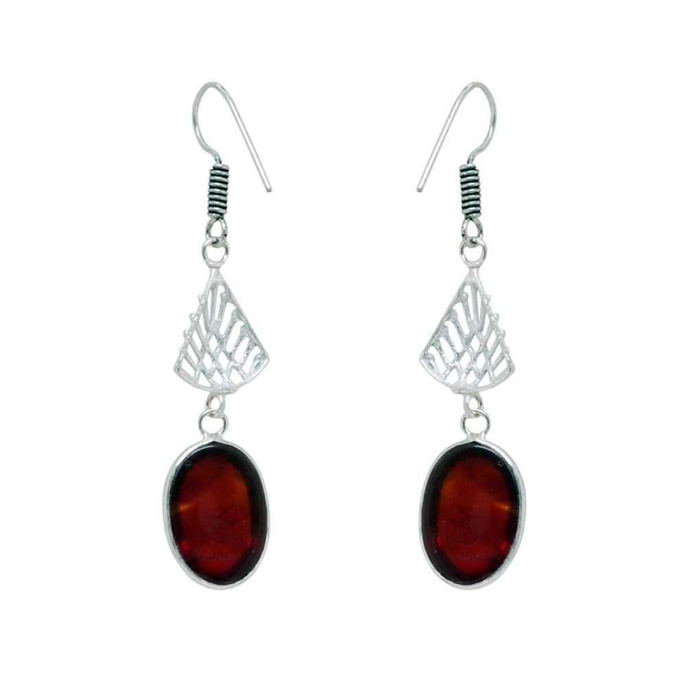Gehna Jaipur Red Garnet Color Stone Studded Dangle Earrings Ge01-1627 (Red) (B09V5K6ZMQ) Amazon Price History, Amazon Price Tracker