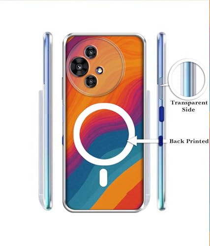 Image of Case Cover for Alcatel V3 Ultra 5G Sunset Spectrum Waves Magnetic Ring Design (Not Magnetic Compatible) | UV Printed Soft TPU Shockproof Back Case for Alcatel V3 Ultra 5G