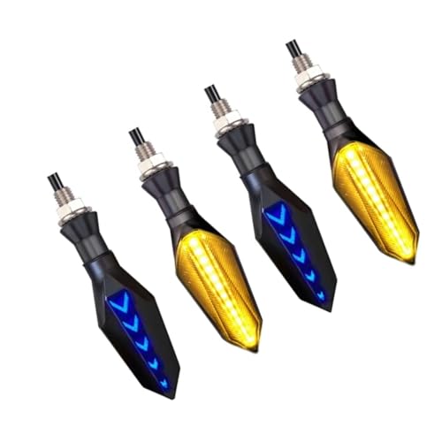 Clignotants moto flèches ambre 10mm à haute luminosité 12V