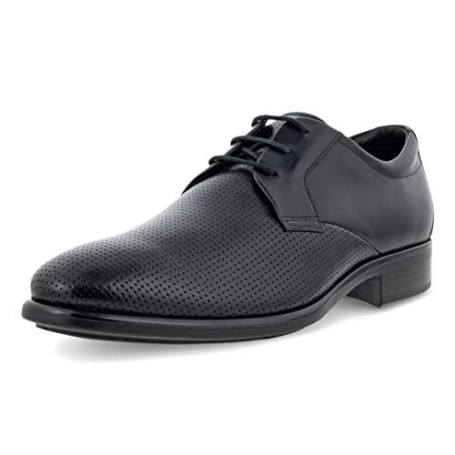 ECCO Men's Citytray Perforated Toe Oxford