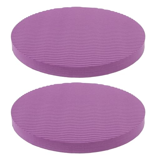 EXAOMBLE 2組 ヨガ用防滑膝パッド対 軽量コンパクト厚手クッション 素材採用 膝肘保護 筋トレやストレッチに 家 フィットネス対応