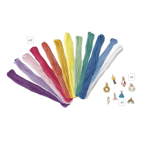 Atelier per bambini - 30 braccialetti avvolgenti arcobaleno - 4