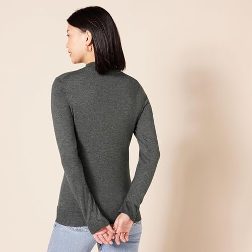 Image of Amazon Essentials Women's Lightweight Mock Neck Pullover Sweater, Regular Fit (Available in Plus Size)