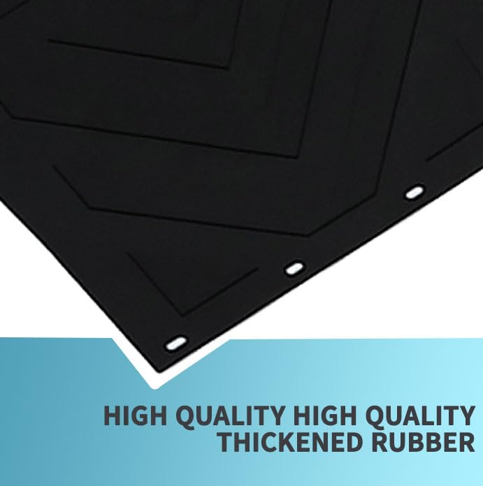Image of Smoking Beauty Mud Flaps for Semi Trucks PVC Polymer Tractor Trailer Heavy Duty Rubber Mudflaps Splash Guard, 24 x 30Inch, 2PCS