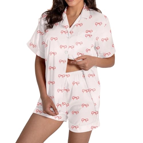 Ensemble 2 pièces femme col en V et short anti-chaleur pour tenues d'été confortables
