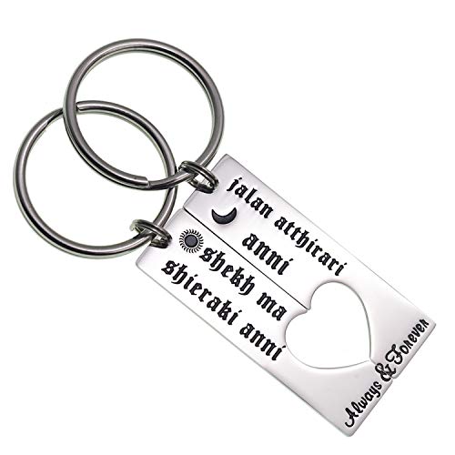 LParkin Stainless Steel Keychain Set 2 Inches