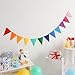 Moguri®2 Stücke Wimpel Banner Outdoor wimpelkette draußen,2.5m,Filzstoff Fabric Colorful Hanging Decor for Birthday, Hochzeit,Weihnachten Party,mehrfarbige Farben Birthday Banner günstig Kaufen-Moguri®2 Stücke Wimpel Banner Outdoor wimpelkette draußen,2.5m,Filzstoff Fabric Colorful Hanging Decor for Birthday, Hochzeit,Weihnachten Party,mehrfarbige Farben