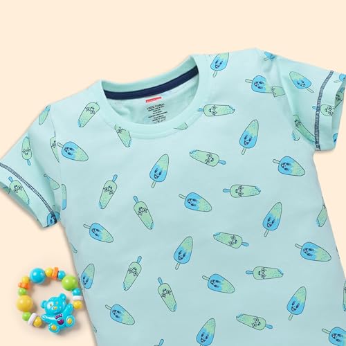 Image of LuvLap Baby Boys Regular Fit 100% Cotton Half Sleeves Boys T-Shirts and & Shorts Set Pack of 3