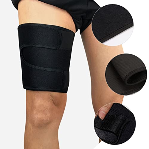 Faja de compresión ajustable para muslo para soporte muscular miniatura 7