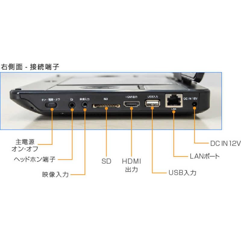 Amazon | グリーンハウス ポータブルブルーレイプレーヤー ブラック GH