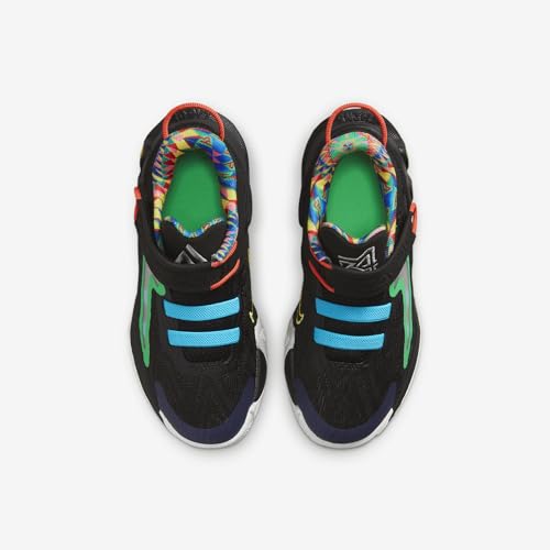 Giannis Immortality 2 (DQ1942-002, Black/Electric Algae/University Gold/Pink Glow) Size 124