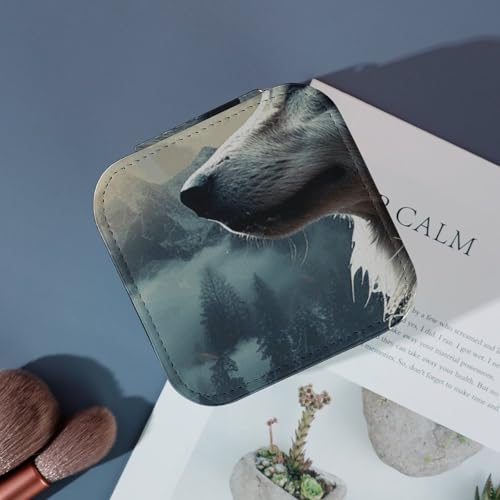 Boîte à bijoux loup de nuit : finis les colliers et bagues emmêlés - 7