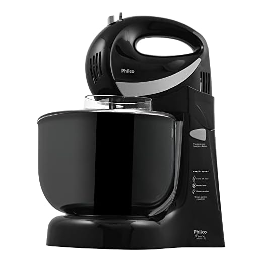 Batedeira, Paris Maxx, 2 Tigelas 3 e 4L, Preto, 220v, Philco