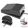 iKKEGOL Upgraded USB Foot Switch Single Pedal Mechanical Control Footswitch Map Mouse Keyboard Hotkey Combination Key Press Simulator Program Page Turner Game Transcription HID