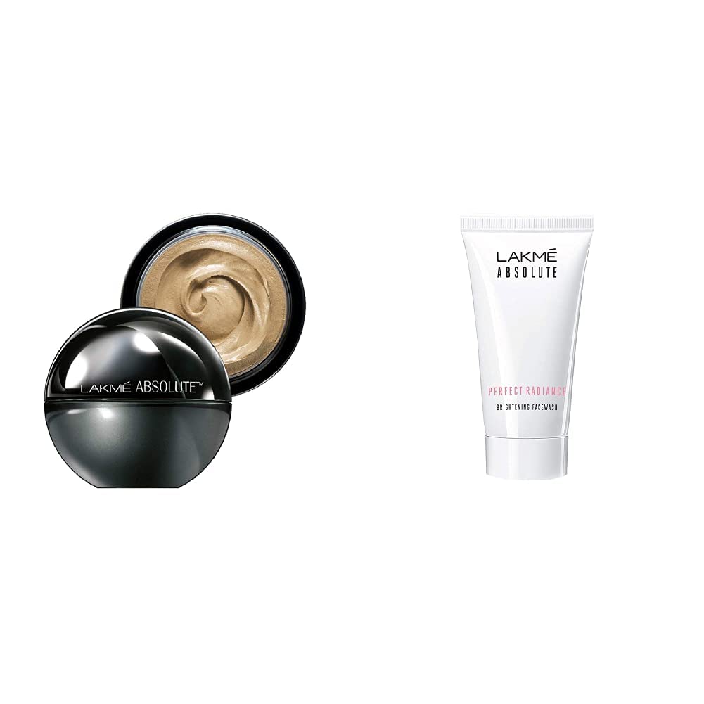 Lakmé Absolute Skin Natural Mousse, Ivory Fair 01, 25g & Lakmé Absolute Perfect Radiance Skin Lightening Facewash, 50g-picture-33